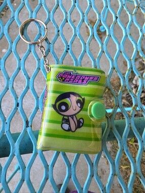 Vintage Powerpuff Girls Buttercup Notebook Keychain Rinco 2000